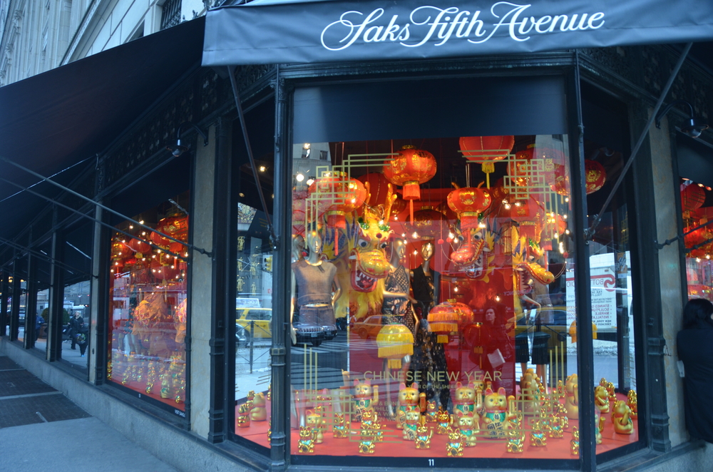 Fifth Avenue Christmas display